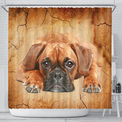Boxer Dog Print Shower Curtains-Free Shipping - Deruj.com