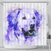 Labrador Dog Watercolor Art Print Shower Curtains-Free Shipping - Deruj.com