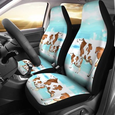 Montbeliarde Cattle (Cow) Print Car Seat Covers- Free Shipping - Deruj.com