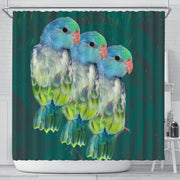 Parrotlets Parrot Print Shower Curtains-Free Shipping - Deruj.com