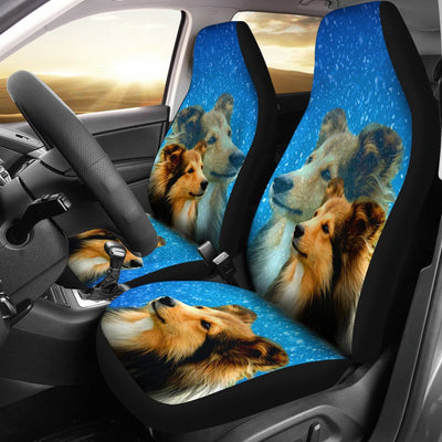 Shetland Sheepdog Print Car Seat Covers-Free Shipping - Deruj.com
