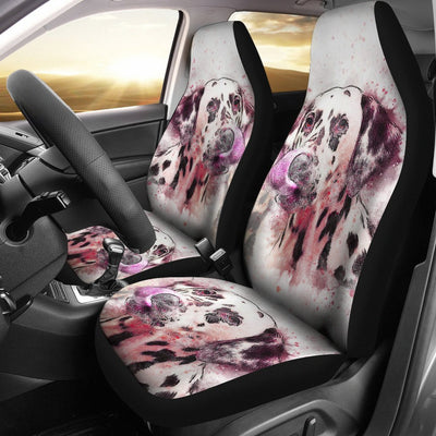Dalmatian Dog Watercolor Art Print Car Seat Covers-Free Shipping - Deruj.com