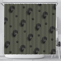 Curly-coated retriever Print Shower Curtain-Free Shipping - Deruj.com