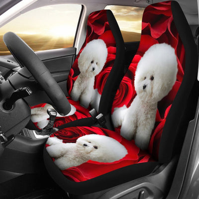 Bichon Frise Dog Print Car Seat Covers- Free Shipping - Deruj.com