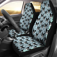 Boston Terrier Dog Pattern Print Car Seat Covers-Free Shipping - Deruj.com