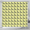 Chinese Crested Dog Pattern Print Shower Curtains-Free Shipping - Deruj.com