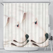 Dogo Argentino Dog Print Shower Curtain-Free Shipping - Deruj.com