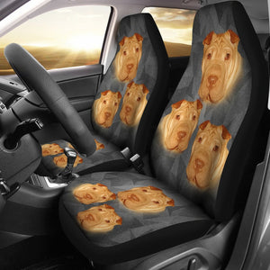 Chinese Shar Pei Print Car Seat Covers-Free Shipping - Deruj.com