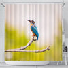 Lovely Kingfisher Bird Print Shower Curtains-Free Shipping - Deruj.com