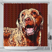 Chesapeake Bay Retriever Dog Print Shower Curtain-Free Shipping - Deruj.com