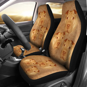 Shar Pei Dog Print Car Seat Covers-Free Shipping - Deruj.com