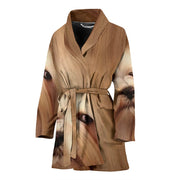 Lhasa Apso dog Print Women's Bath Robe-Free Shipping - Deruj.com