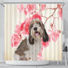 Petit Basset Griffon Vendeen Print Shower Curtains-Free Shipping - Deruj.com