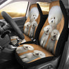 Cute Bichon Frise Print Car Seat Cover-Free Shipping - Deruj.com