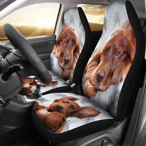 Irish Setter Dog Print Car Seat Covers-Free Shipping - Deruj.com