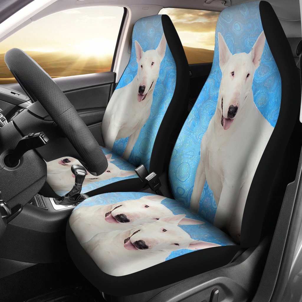 Bull Terrier Dog Print Car Seat Covers-Free Shipping - Deruj.com