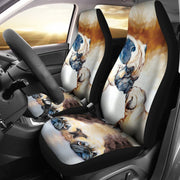 Love Pug mother&puppy Print Car Seat Covers- Free Shipping - Deruj.com