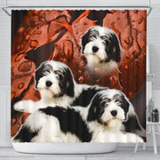 Lovely Polish Lowland Sheepdog Print Shower Curtains-Free Shipping - Deruj.com