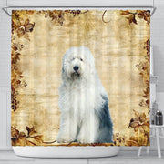 Cute Old English Sheepdog Print Shower Curtains-Free Shipping - Deruj.com