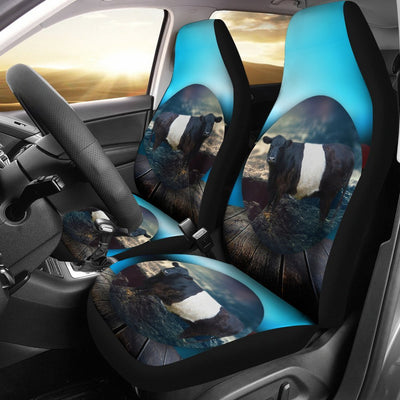 Amazing Belted Galloway Cattle (Cow) Print Car Seat Covers-Free Shipping - Deruj.com
