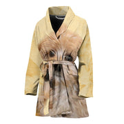 Cavapoo Print Women's Bath Robe-Free Shipping - Deruj.com