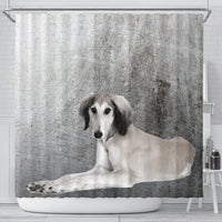 Saluki Dog Print Shower Curtains-Free Shipping - Deruj.com