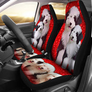 Old English Sheepdog Print Car Seat Covers- Free Shipping - Deruj.com