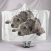 Irish Wolfhound Dog Print Hooded Blanket-Free Shipping - Deruj.com