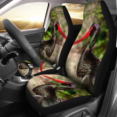 Black Stork Bird Print Car Seat Covers-Free Shipping - Deruj.com