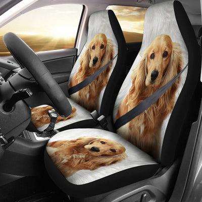 English Cocker Spaniel Print Car Seat Covers- Free Shipping - Deruj.com