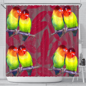 Love Bird Print Shower Curtains-Free Shipping - Deruj.com