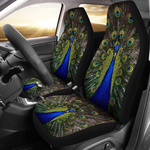 Beautiful Peacock Bird Print Car Seat Covers-Free Shipping - Deruj.com