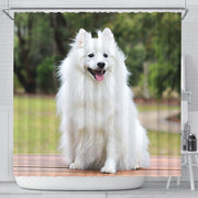 Spitz Dog Print Shower Curtains-Free Shipping - Deruj.com