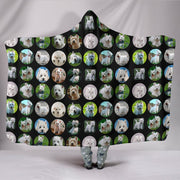West Highland White Terrier Dog Pattern Print Hooded Blanket-Free Shipping - Deruj.com