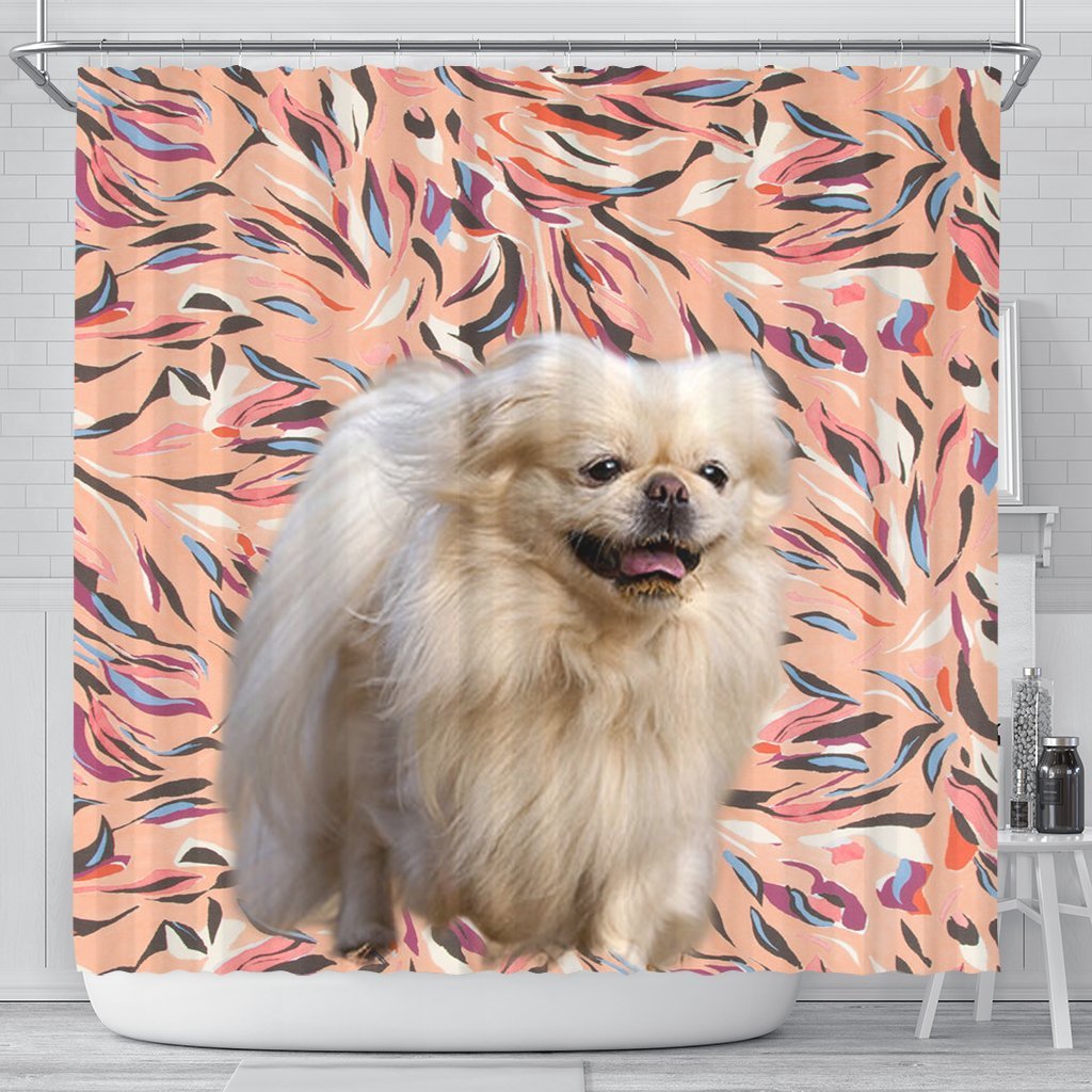 Pekingese Dog Print Shower Curtains-Free Shipping - Deruj.com