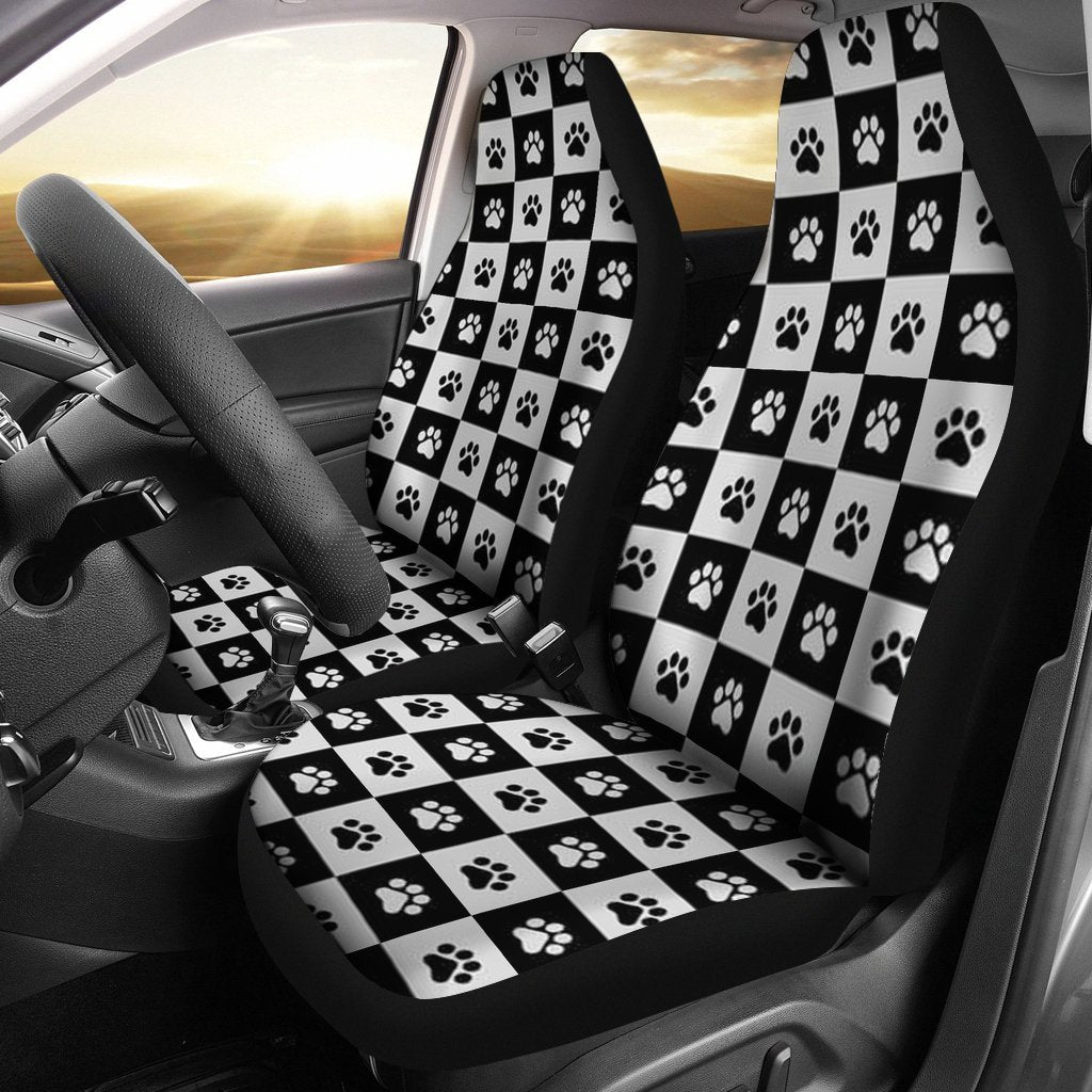 Dog Paws Print Car Seat Covers- Free Shipping - Deruj.com