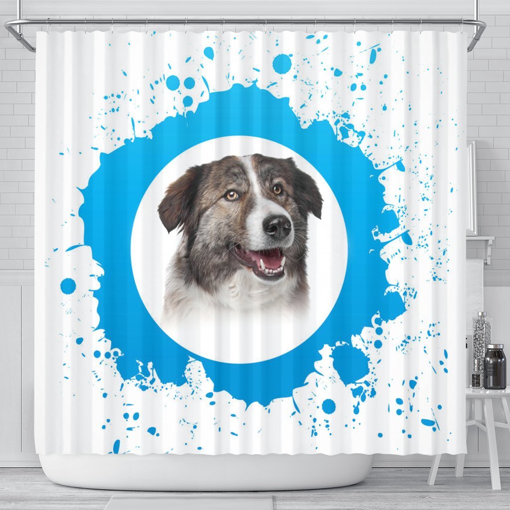 Amazing Aidi Dog Print Shower Curtain-Free Shipping - Deruj.com
