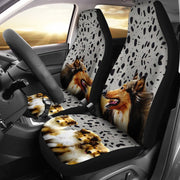 Amazing Rough Collie Dog Print Car Seat Covers-Free Shipping - Deruj.com