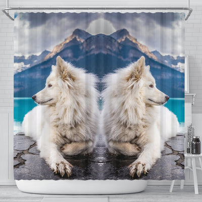 Amazing Samoyed Dog Print Shower Curtains-Free Shipping - Deruj.com