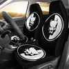 Pit Bull Dog On Black Print Car Seat Covers-Free Shipping - Deruj.com