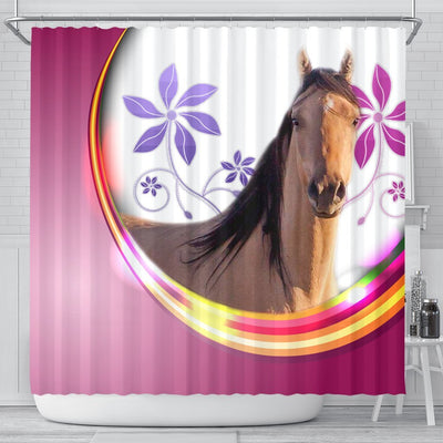 Kiger Mustang Horse Print Shower Curtain-Free Shipping - Deruj.com