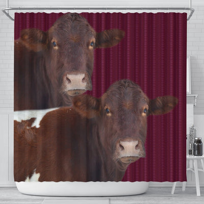 Pinzgauer cattle (Cow) Print Shower Curtain-Free Shipping - Deruj.com