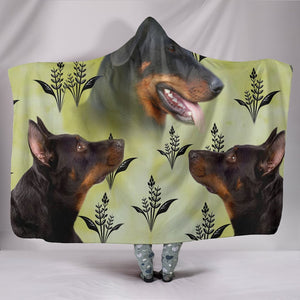 Beauceron dog Print Hooded Blanket-Free Shipping - Deruj.com