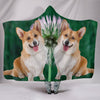 Cardigan Welsh Corgi Dog Print Hooded Blanket-Free Shipping - Deruj.com