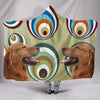 Cute Golden Retriever Print Hooded Blanket-Free Shipping - Deruj.com