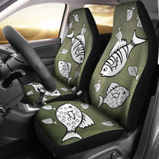 Happy Fish Print Car Seat Covers-Free Shipping - Deruj.com