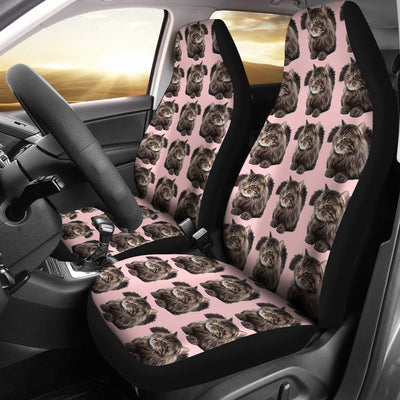 Maine Coon Cat Pattern Print Car Seat Covers-Free Shipping - Deruj.com