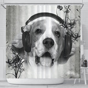 Lovely Beagle Print Shower Curtains-Free Shipping - Deruj.com