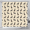 German Pinscher Dog Art Pattern Print Shower Curtains-Free Shipping - Deruj.com