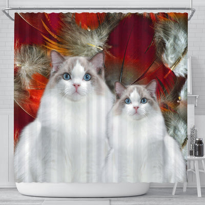 Ragdoll Dog Print Shower Curtains-Free Shipping - Deruj.com